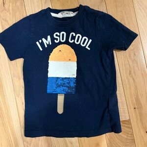 H&M Navy Blue 'I'm So Cool' Kids T-Shirt